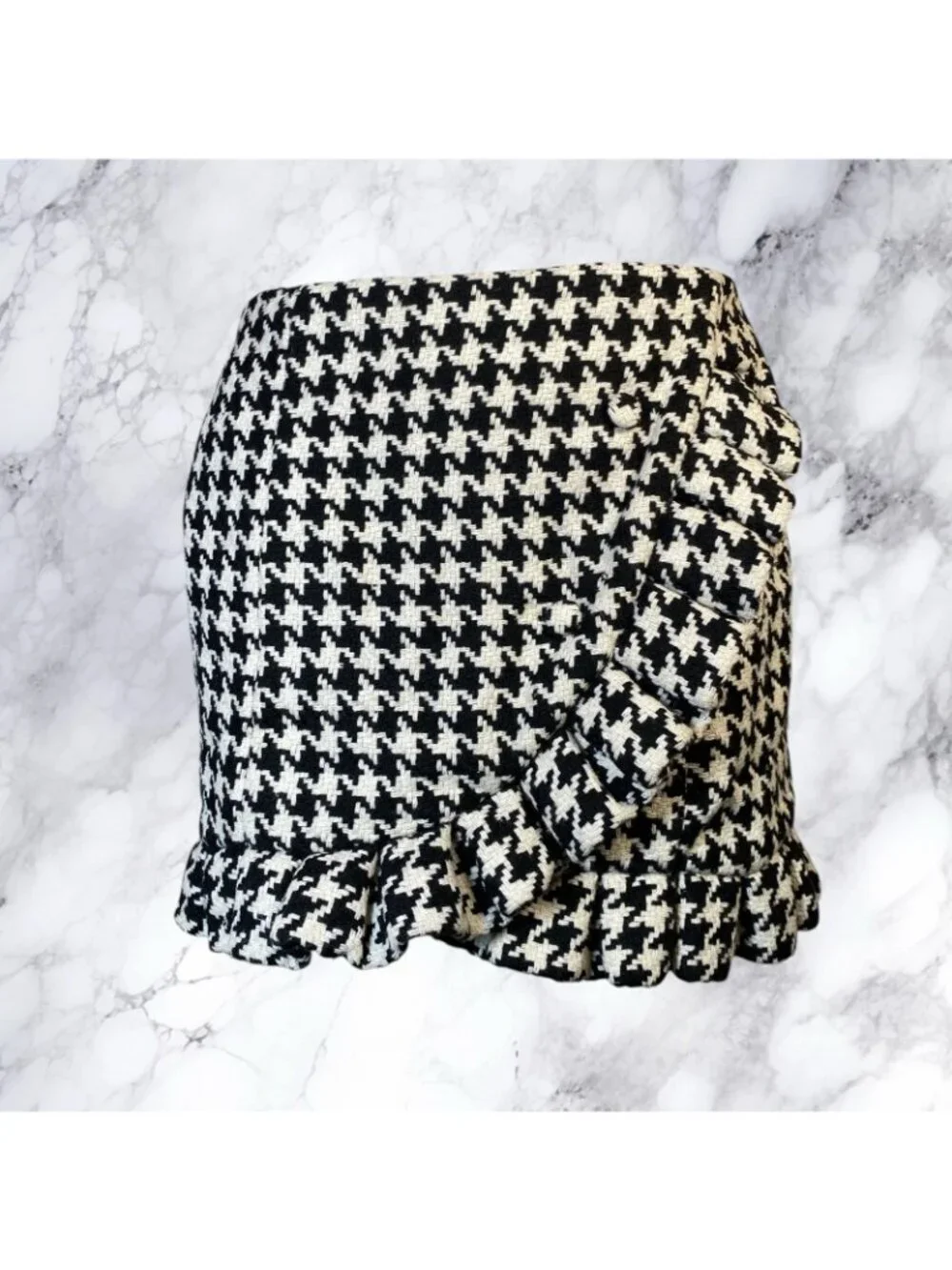 Lovers and Friends Future Skort in Black & White